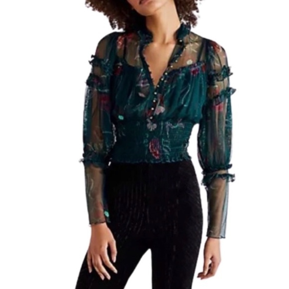 FREE PEOPLE TIME FOR SHINE TOP